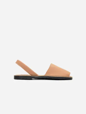 Rambu Damen Vegan Wildleder Menorca Sandalen | Hellrosa