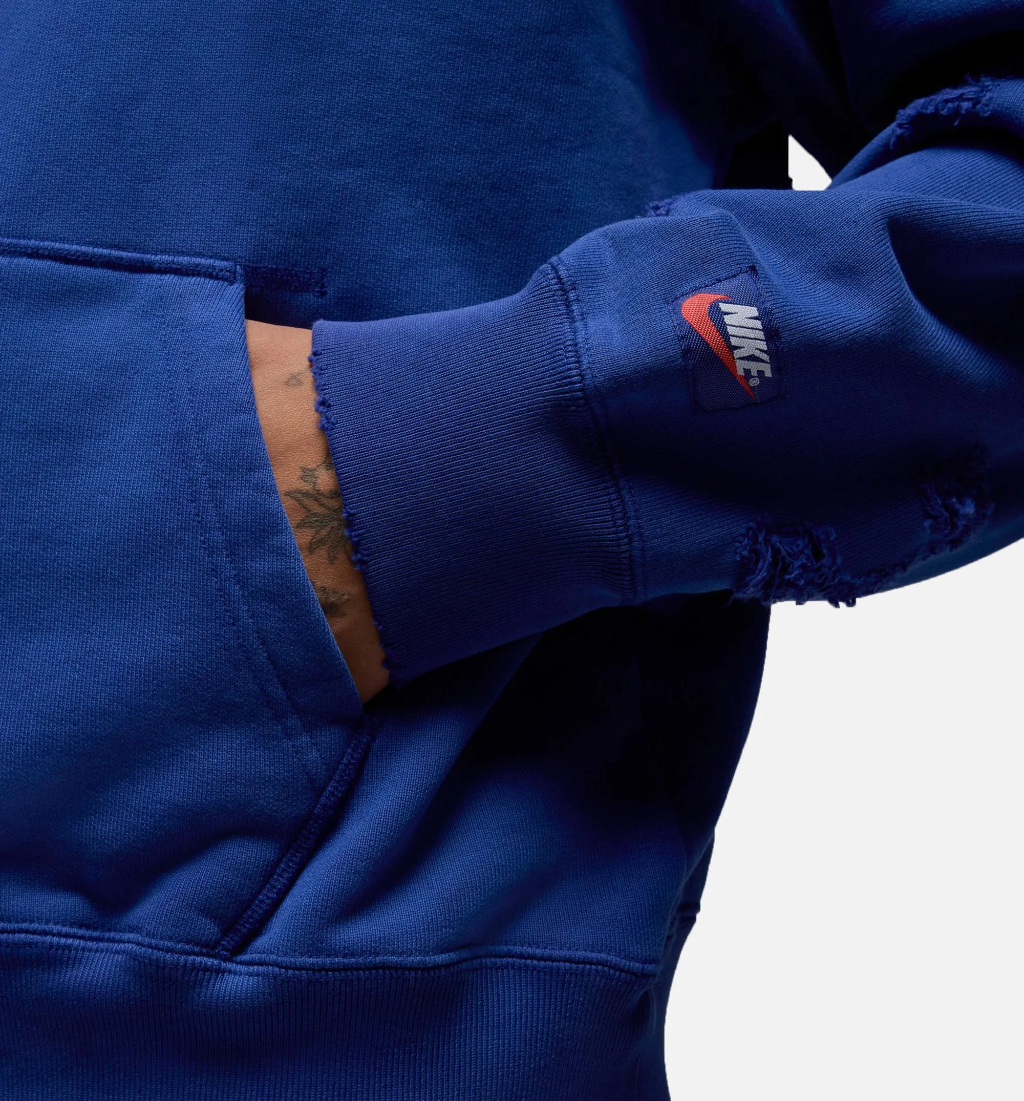Rare Air Fleece Pullover Herren Kapuzenpullover - Blau/Weiß