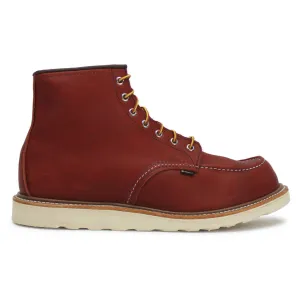 Red Wing Heritage Herren-Stiefel mit Moc-Toe-Kappe aus Vollnarbenleder, 6 Zoll