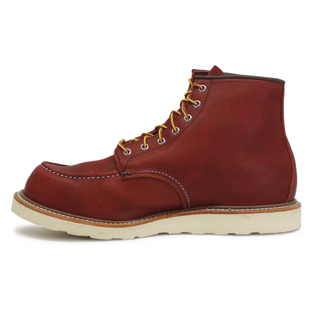 Red Wing Heritage Herren-Stiefel mit Moc-Toe-Kappe aus Vollnarbenleder, 6 Zoll