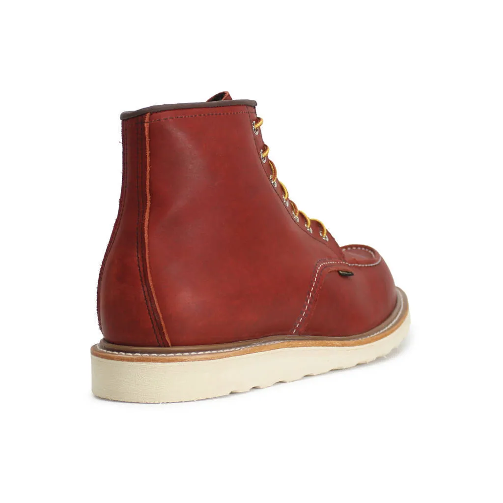 Red Wing Heritage Herren-Stiefel mit Moc-Toe-Kappe aus Vollnarbenleder, 6 Zoll