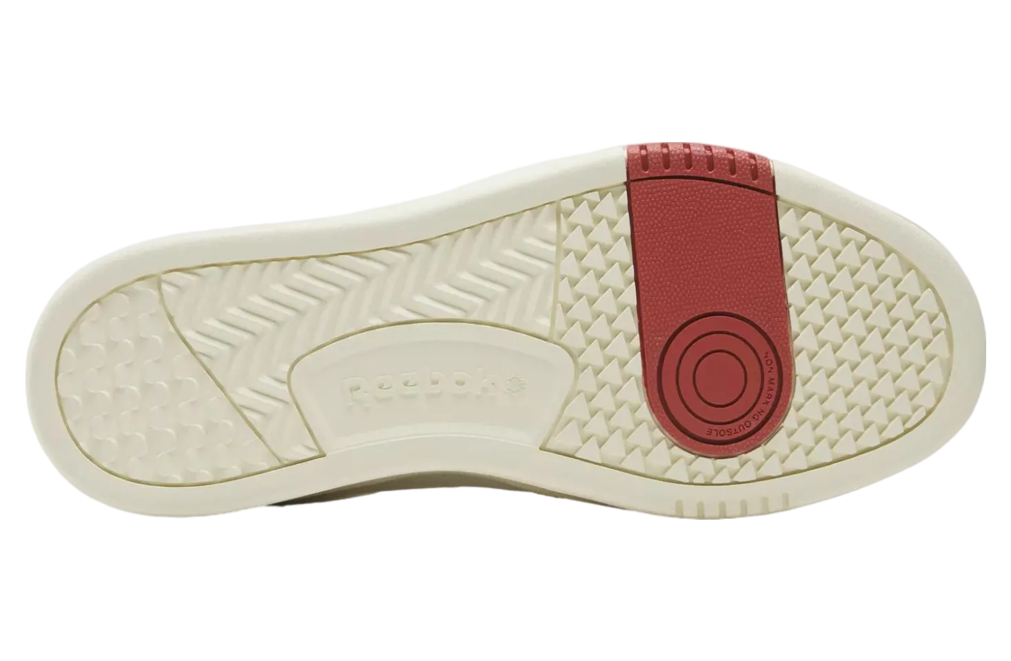 REEBOK HERRSCHUHE COURT CHALK/ROT SNEAKER