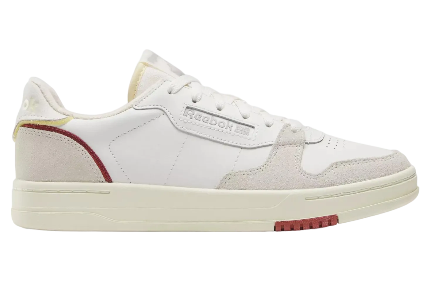 REEBOK HERRSCHUHE COURT CHALK/ROT SNEAKER