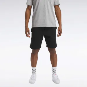 REEBOK HERREN IDENTITY SMALL LOGO FLEECE SCHWARZE KURZE HOSE