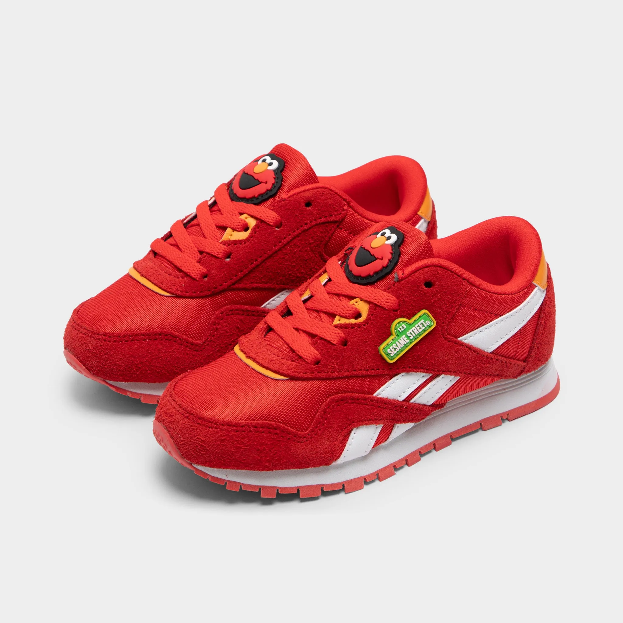 Reebok x Sesame Street Kinder Classic Nylon Rot / Weiß - Orange Reebok Schuhe