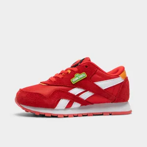 Reebok x Sesame Street Kinder Classic Nylon Rot / Weiß - Orange Reebok Schuhe