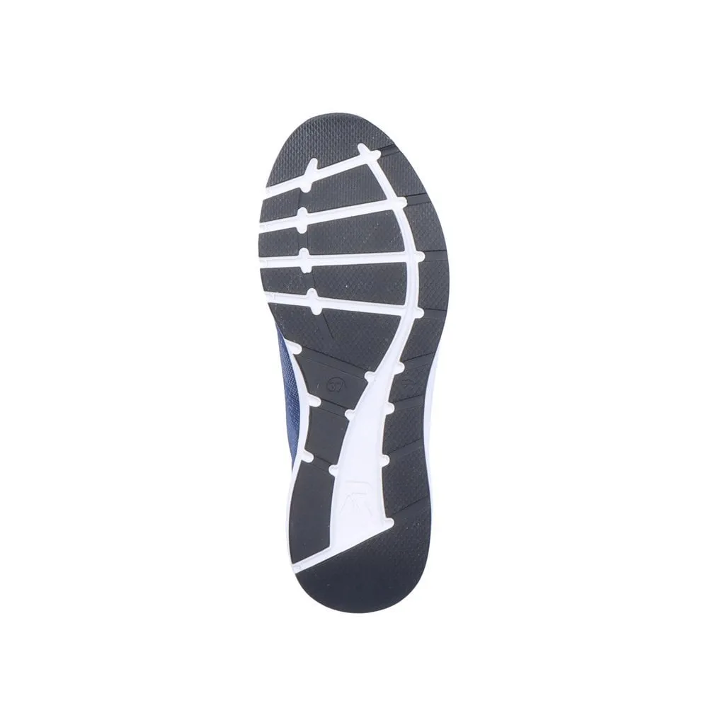 Rieker Schuhe 40106-12 Blaue Schnürung