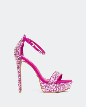 Rinna, Fuchsia Wildleder/Wildleder Fuchsia