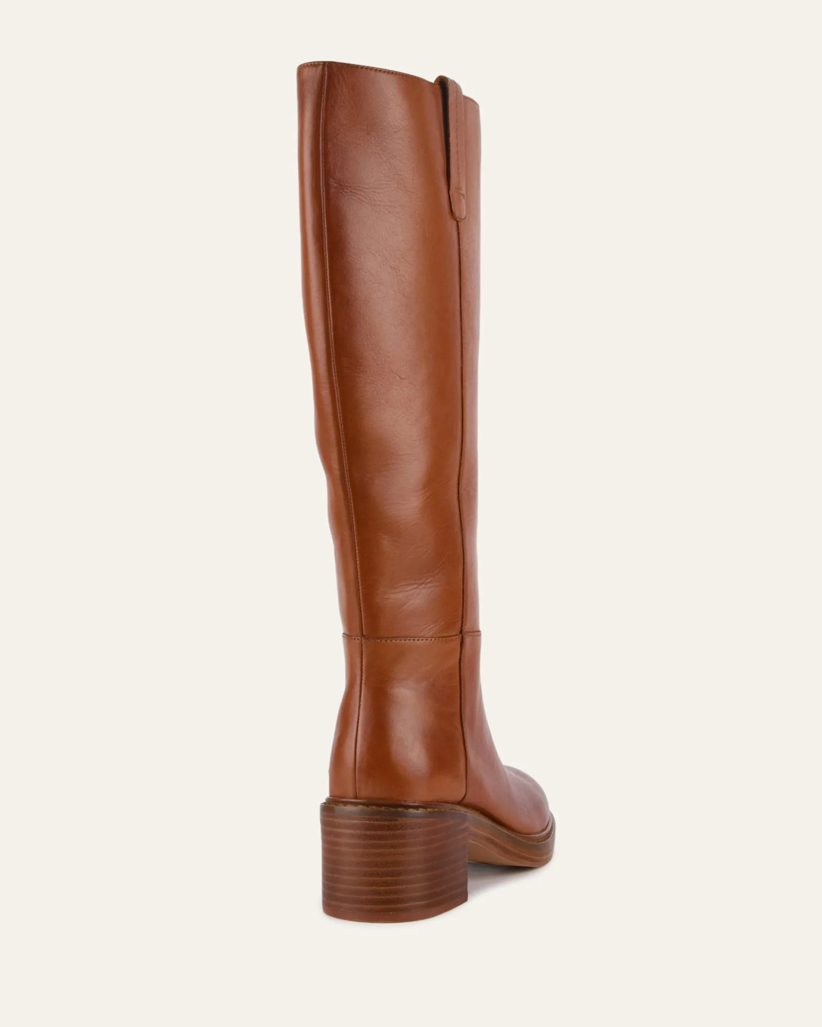 RIO KNEE BOOTS BRANDY LEDER