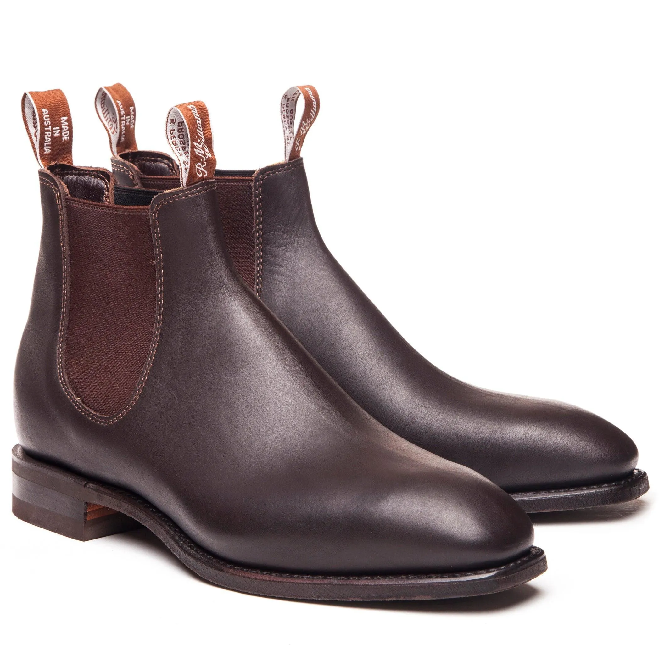 R.M. Williams Comfort Craftsman G Weite Kastanienbraun