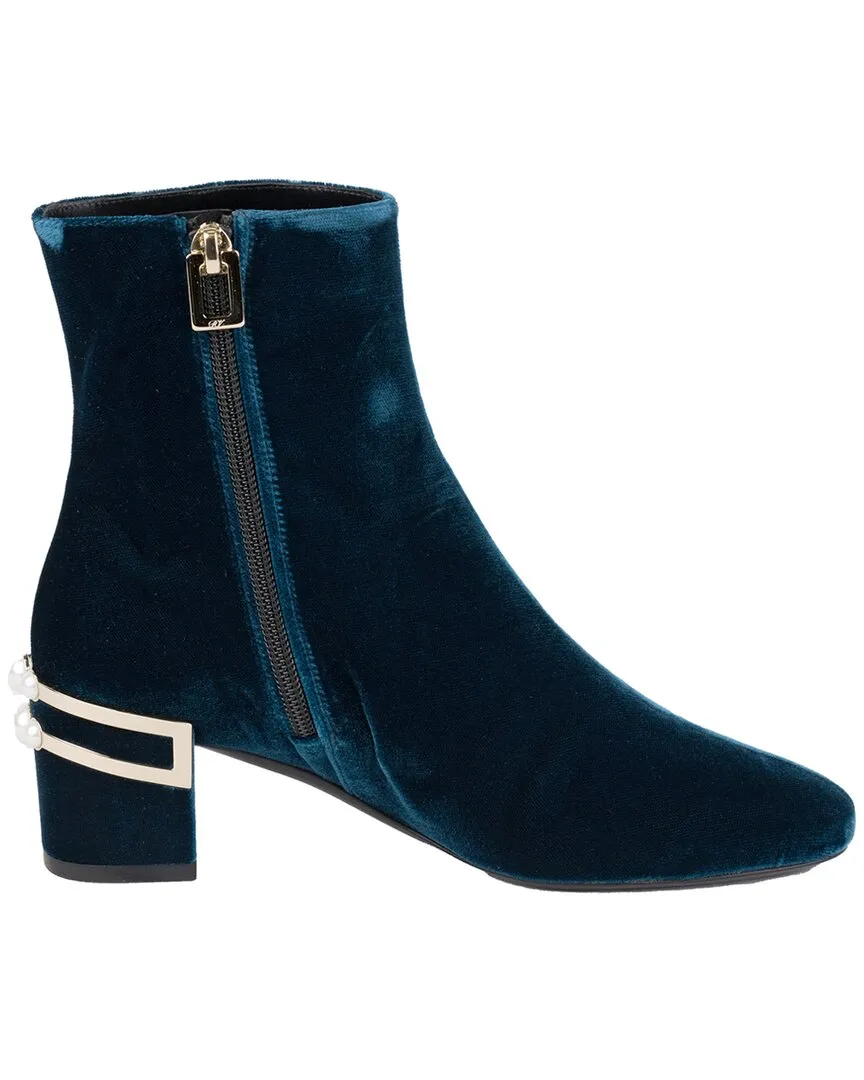Roger Vivier Isadora Perlen-Absatz Wildleder Booties_Roger-Vivier