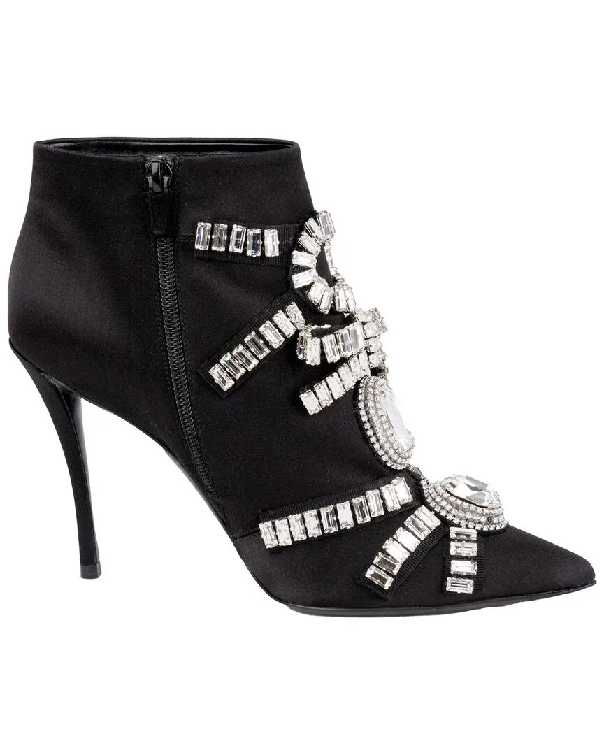 Roger Vivier Sin Evening Diamantbesatz Satin Stiefeletten_Roger-Vivier