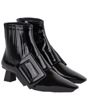 Roger Vivier Trapeze Extra Vivier Leder Bootie Schuhe_Roger-Vivier