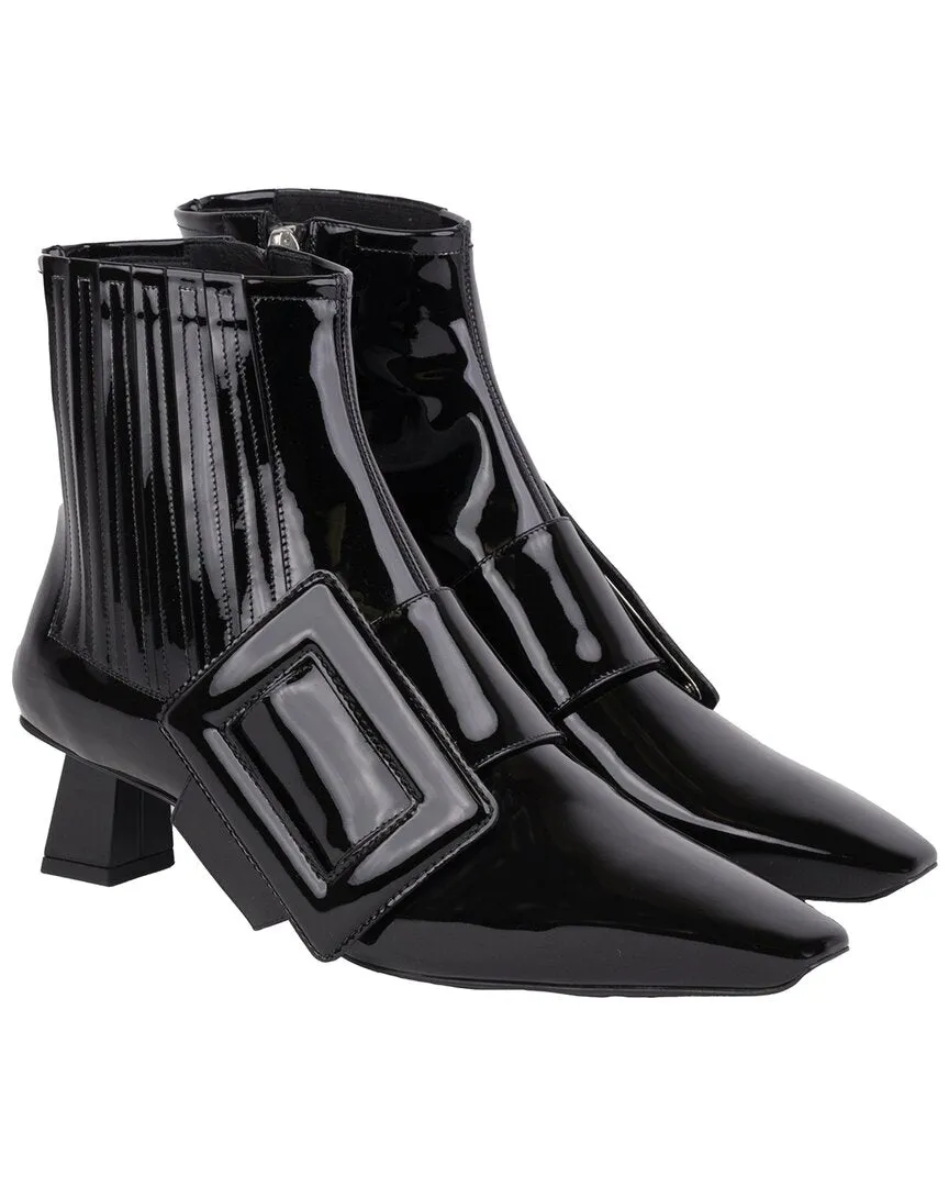 Roger Vivier Trapeze Extra Vivier Leder Bootie Schuhe_Roger-Vivier