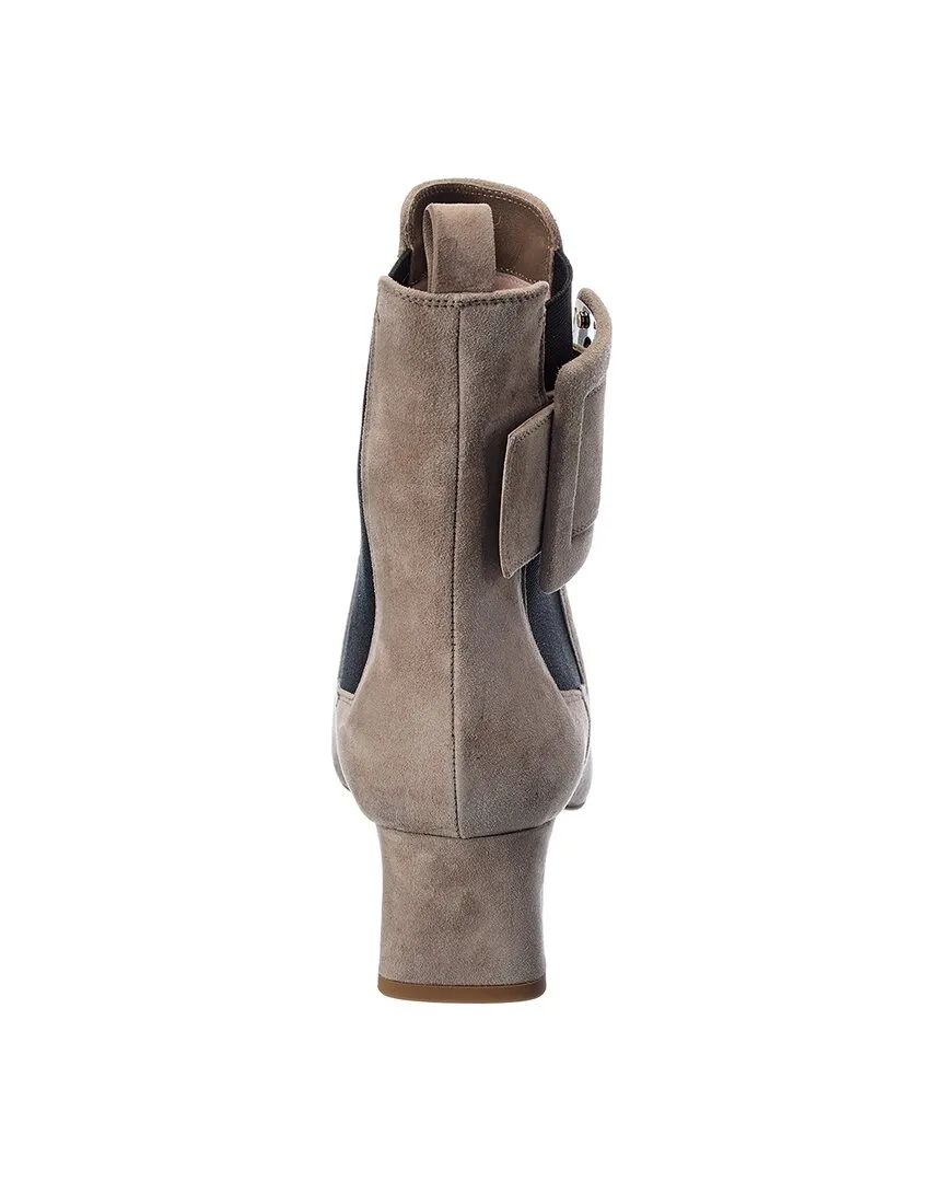 Roger Vivier Tres Vivier Wildleder Bootie Schuhe_Roger-Vivier