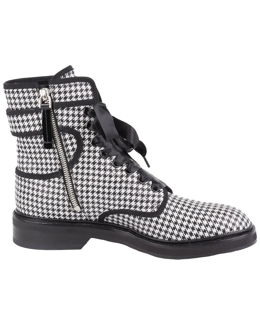Roger Vivier Viv Rangers Strass Leder Bootie Schuhe_Roger-Vivier