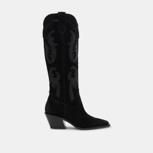 SAMSIN STIEFEL ONYX WILDLEDER