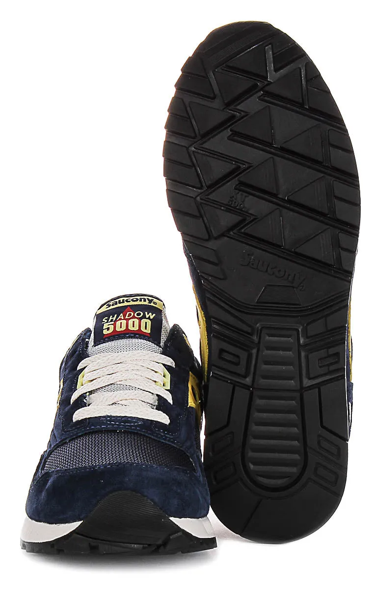 Saucony Shadow 5000 In Marineblau Gelb Für Herren Schuhe Saucony