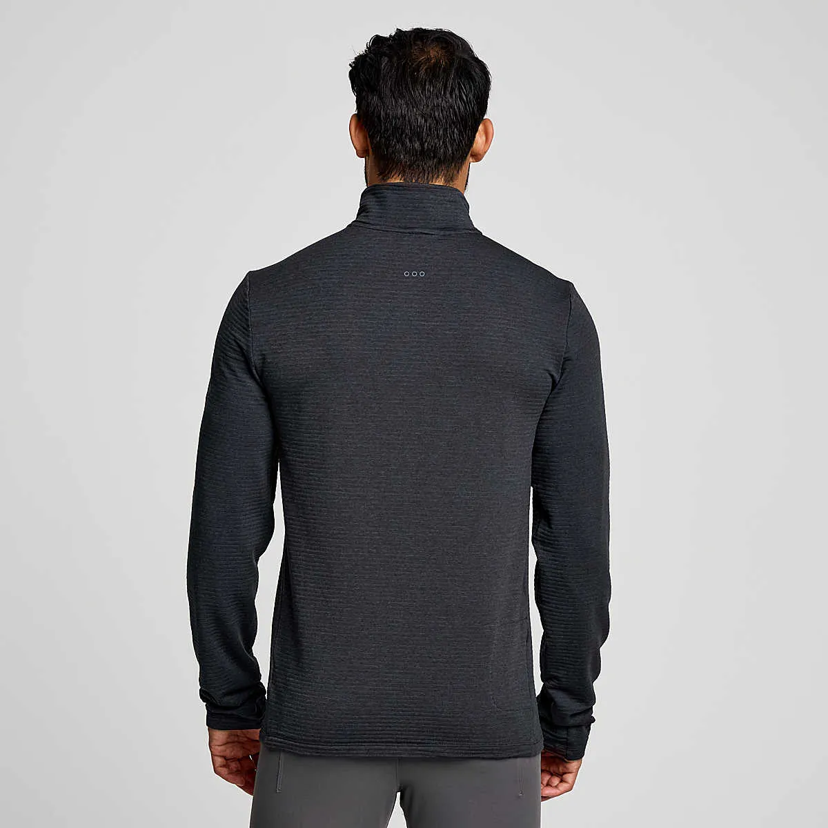 Saucony Triumph 3D 1/2 Zip - Schwarz Meliert - HERREN (800357-BKH) Saucony
