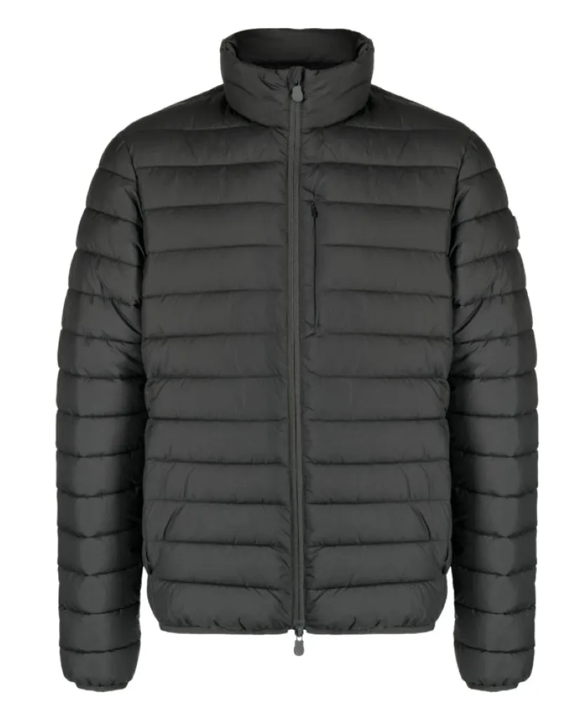 Save The Duck Men Erion Black Gepolsterte Daunenjacke