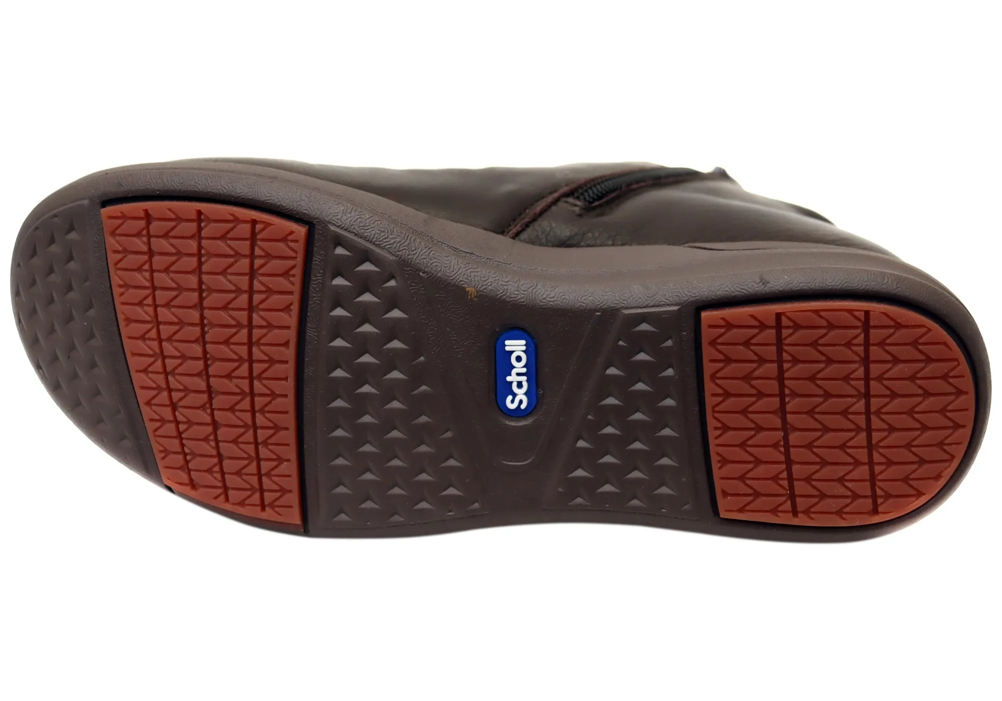Scholl Orthaheel Nina II Damen Komfort Stützende Leder Knöchelstiefel Scholl Orthaheel Schuhe