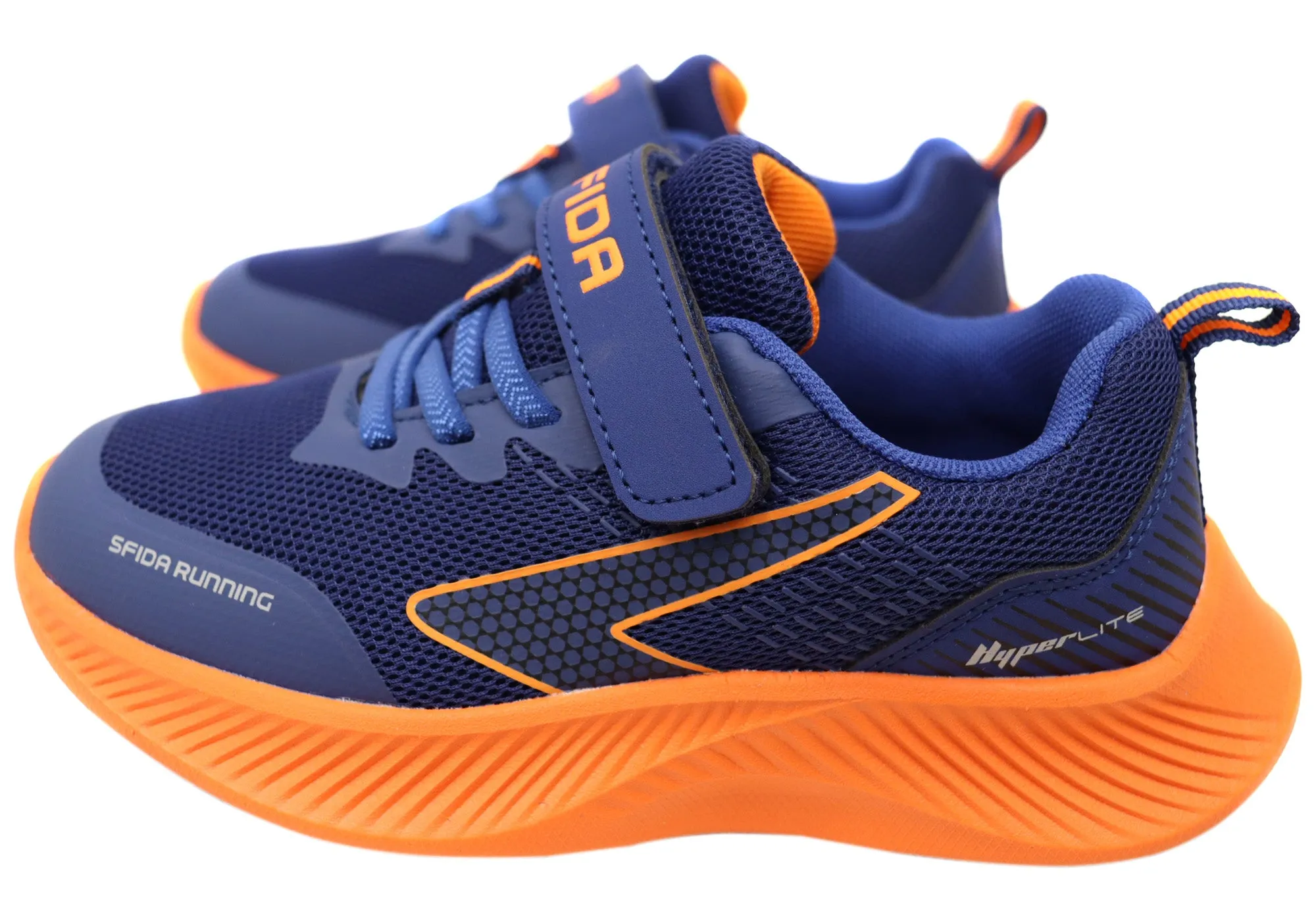 Sfida Kaleido Kids Jungen Bequeme Schuhe mit verstellbarem Riemen Sportschuhe Sfida Schuhe