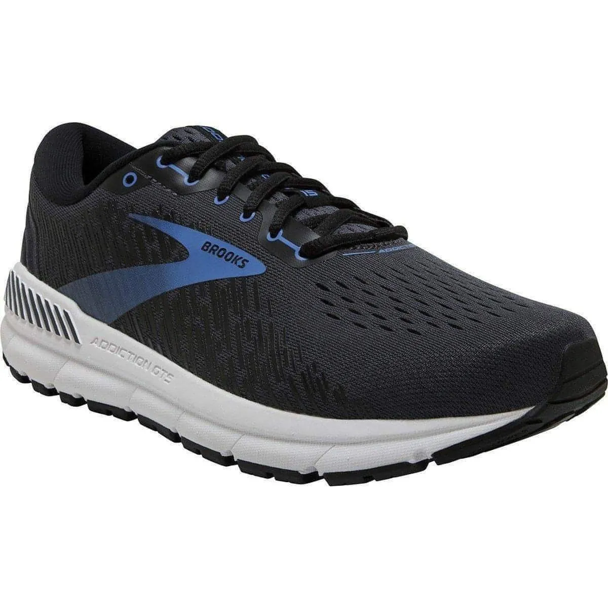 Schuhe Brooks Brooks Addiction GTS 15 SCHMALE PASSFORM Herren Laufschuhe - Schwarz