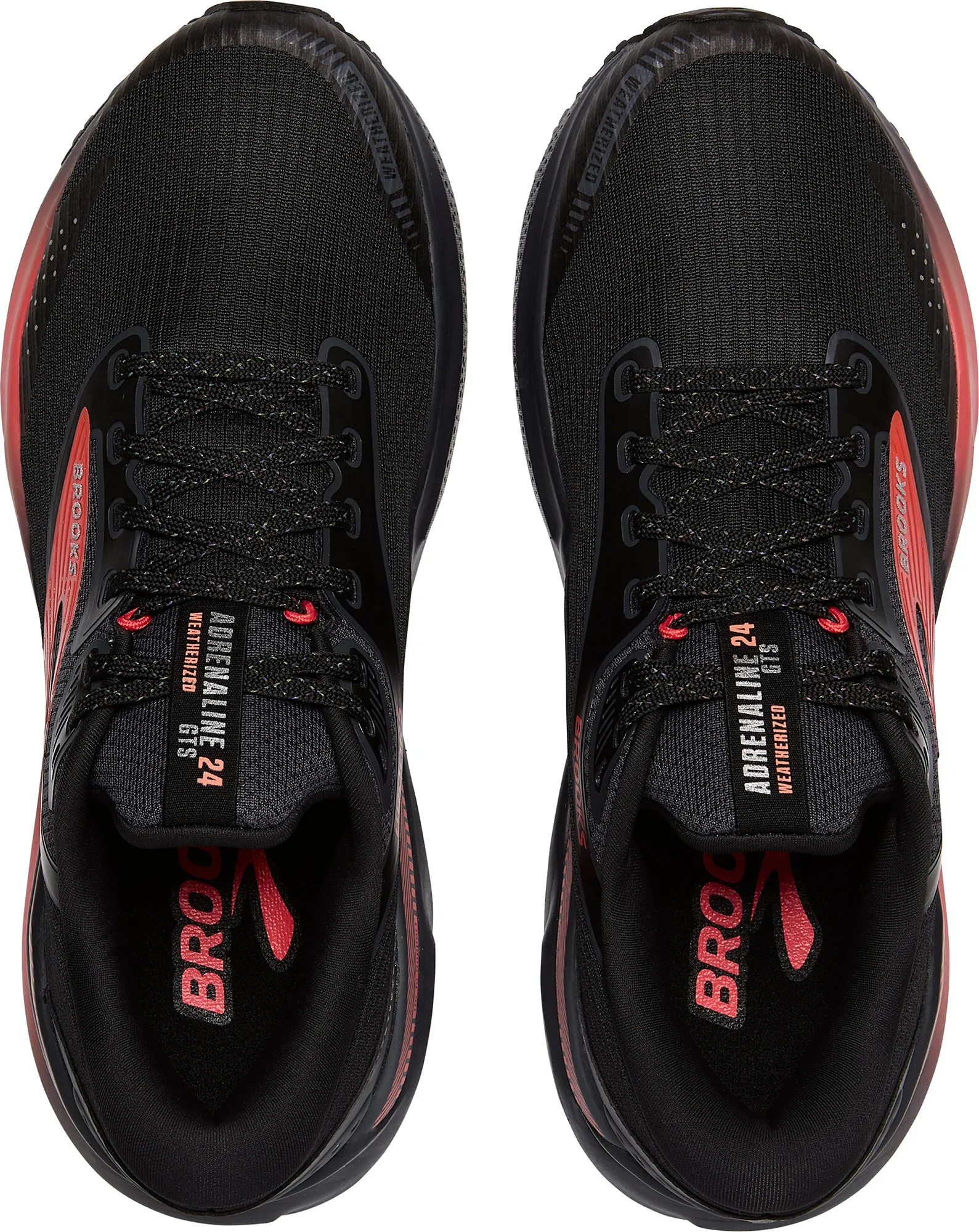 Schuhe Brooks Brooks Adrenaline GTS 24 Wetterschutz-Damenlaufschuhe - Schwarz