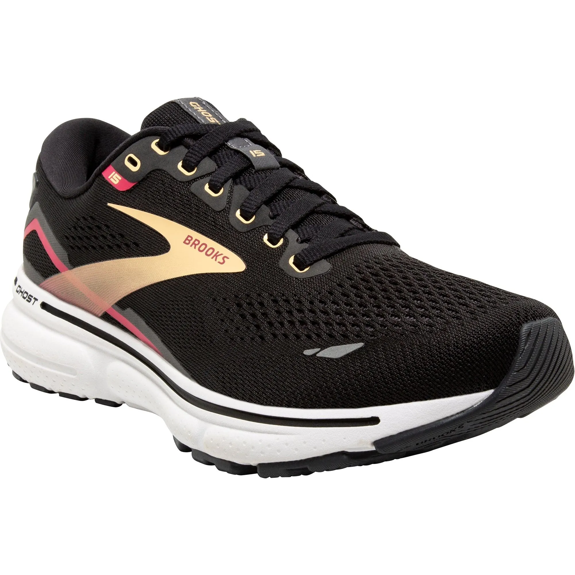 Schuhe Brooks Brooks Ghost 15 Damen Laufschuhe - Schwarz