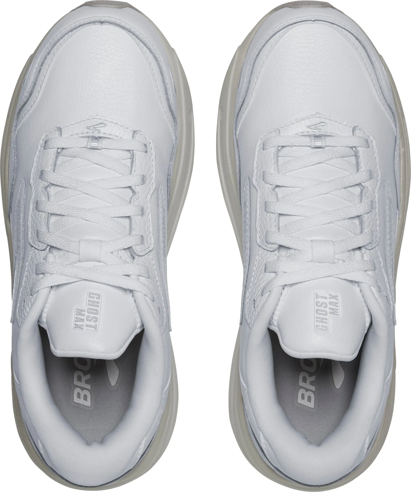 Schuhe Brooks Brooks Ghost Max L Damen Walking Schuhe - Weiß