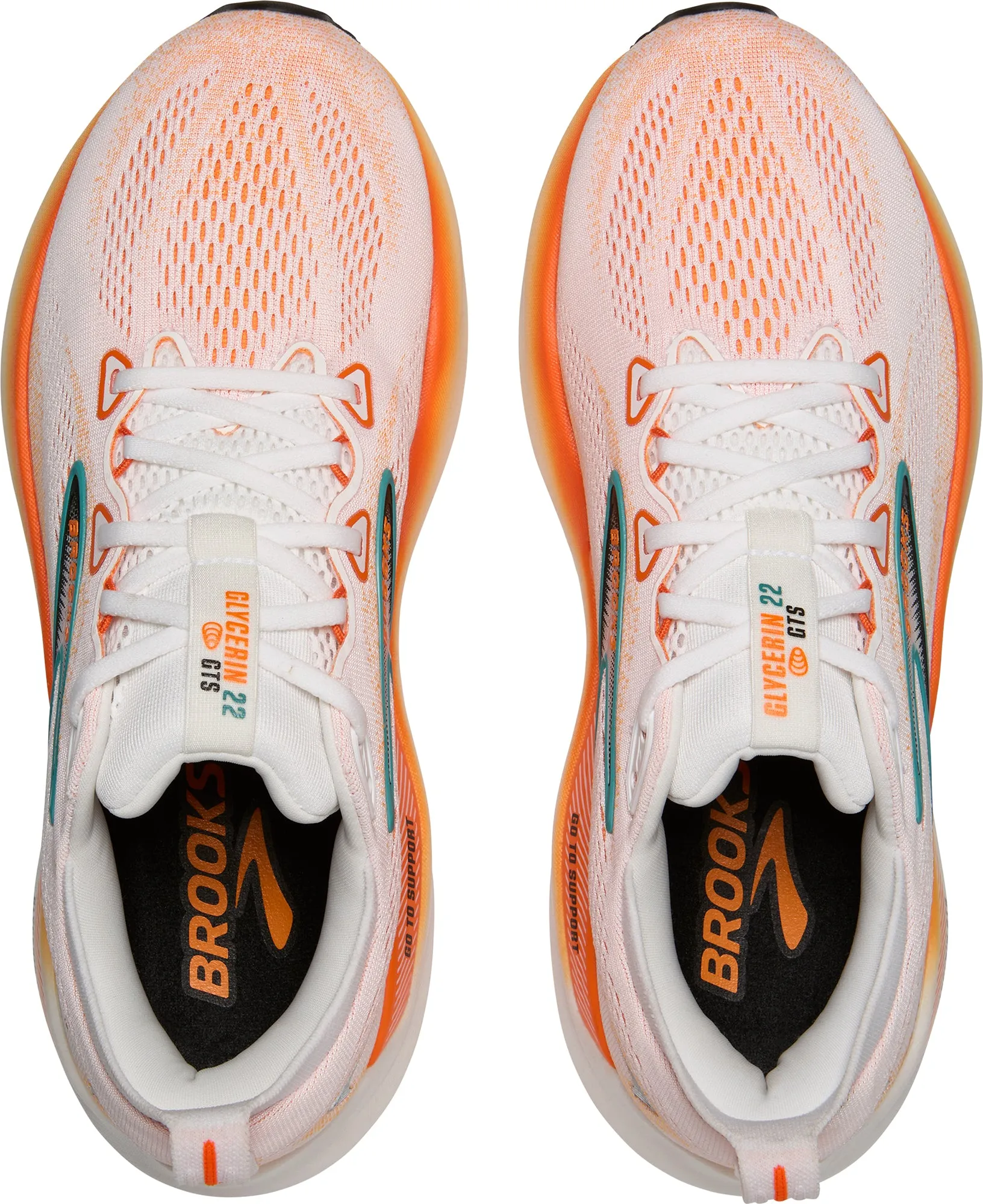 Schuhe Brooks Brooks Glycerin GTS 22 Herren Laufschuhe - Orange