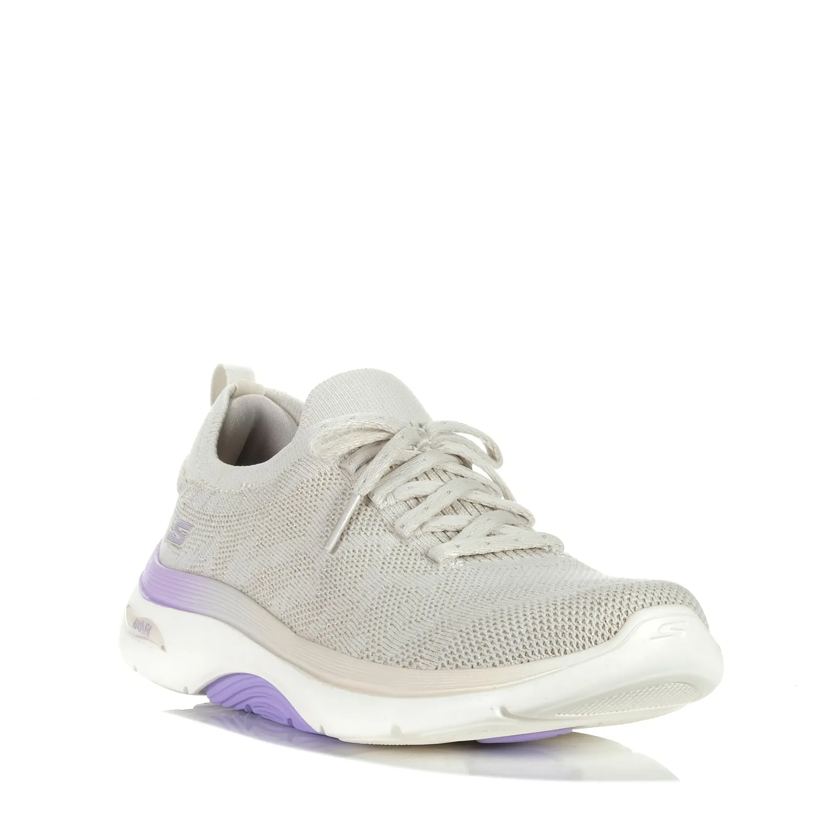Skechers GOwalk Arch Fit 2.0 - Bel 125320 Natur/Lila Schuhe_Skechers
