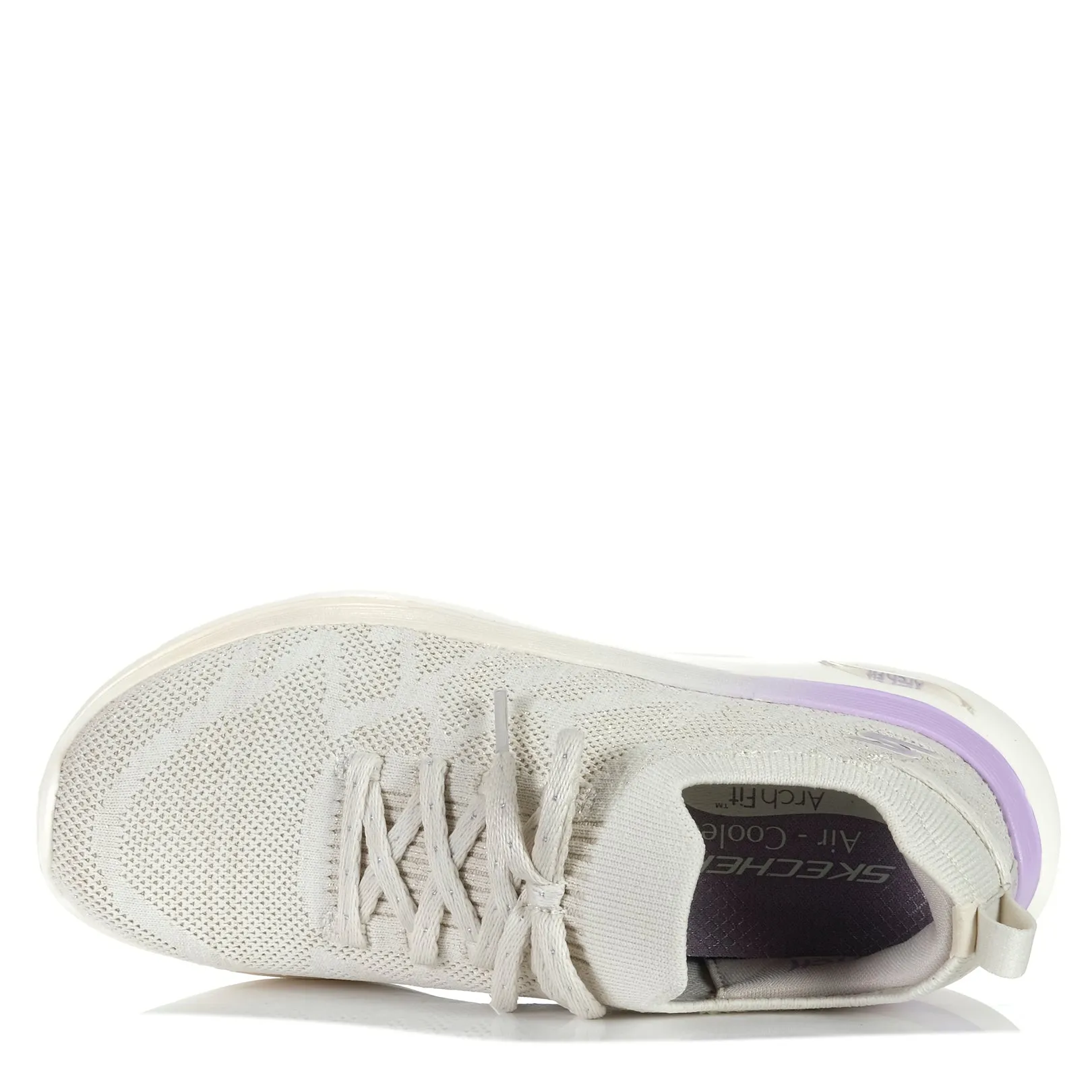 Skechers GOwalk Arch Fit 2.0 - Bel 125320 Natur/Lila Schuhe_Skechers