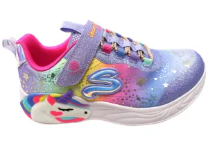 Skechers Kinder Mädchen S Lights Einhorn Träume Leuchtende Schuhe Skechers Schuhe