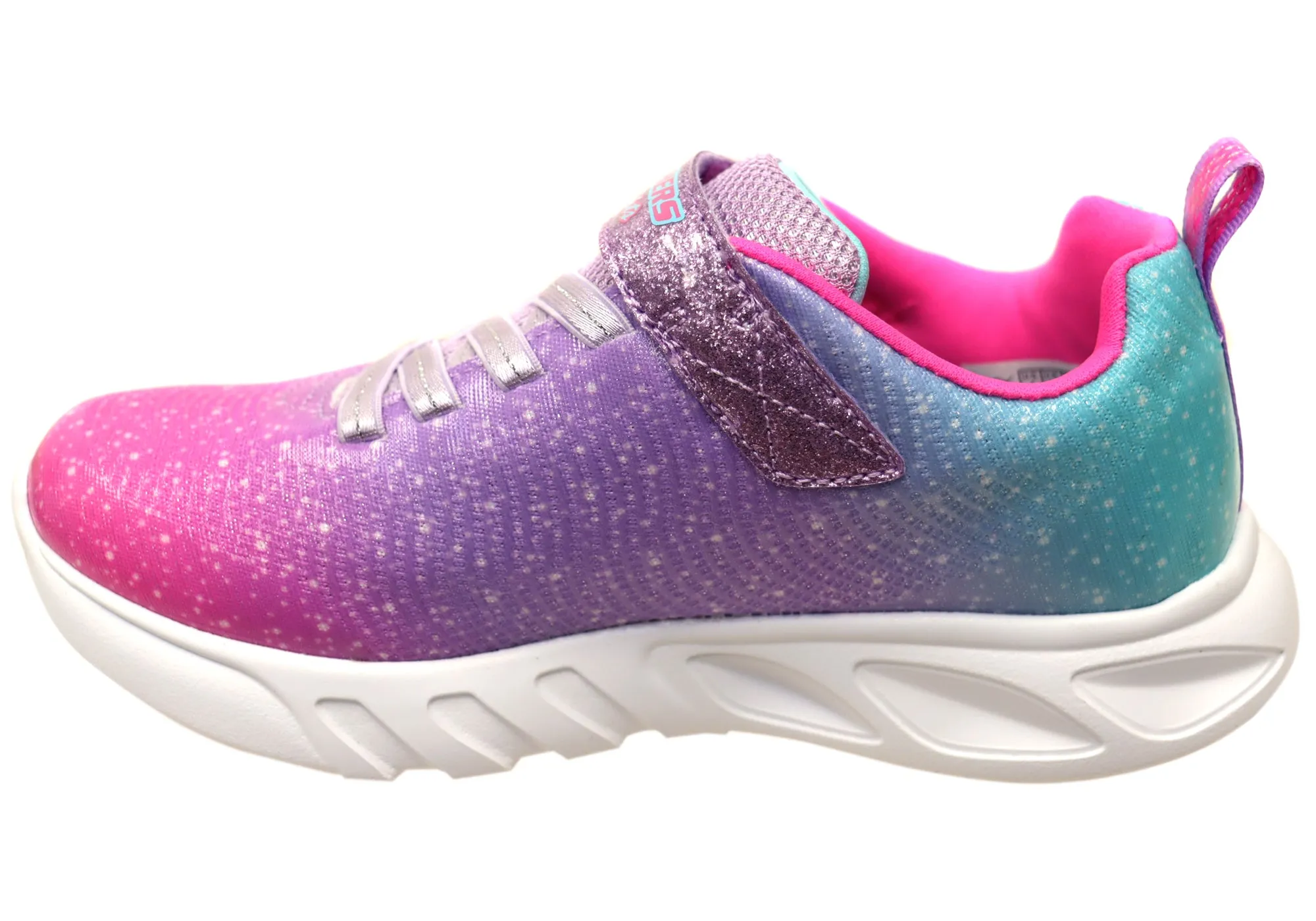 Skechers Kids S Lights Flicker Flash Ombre Dreamer Leuchtende Schuhe Skechers Schuhe