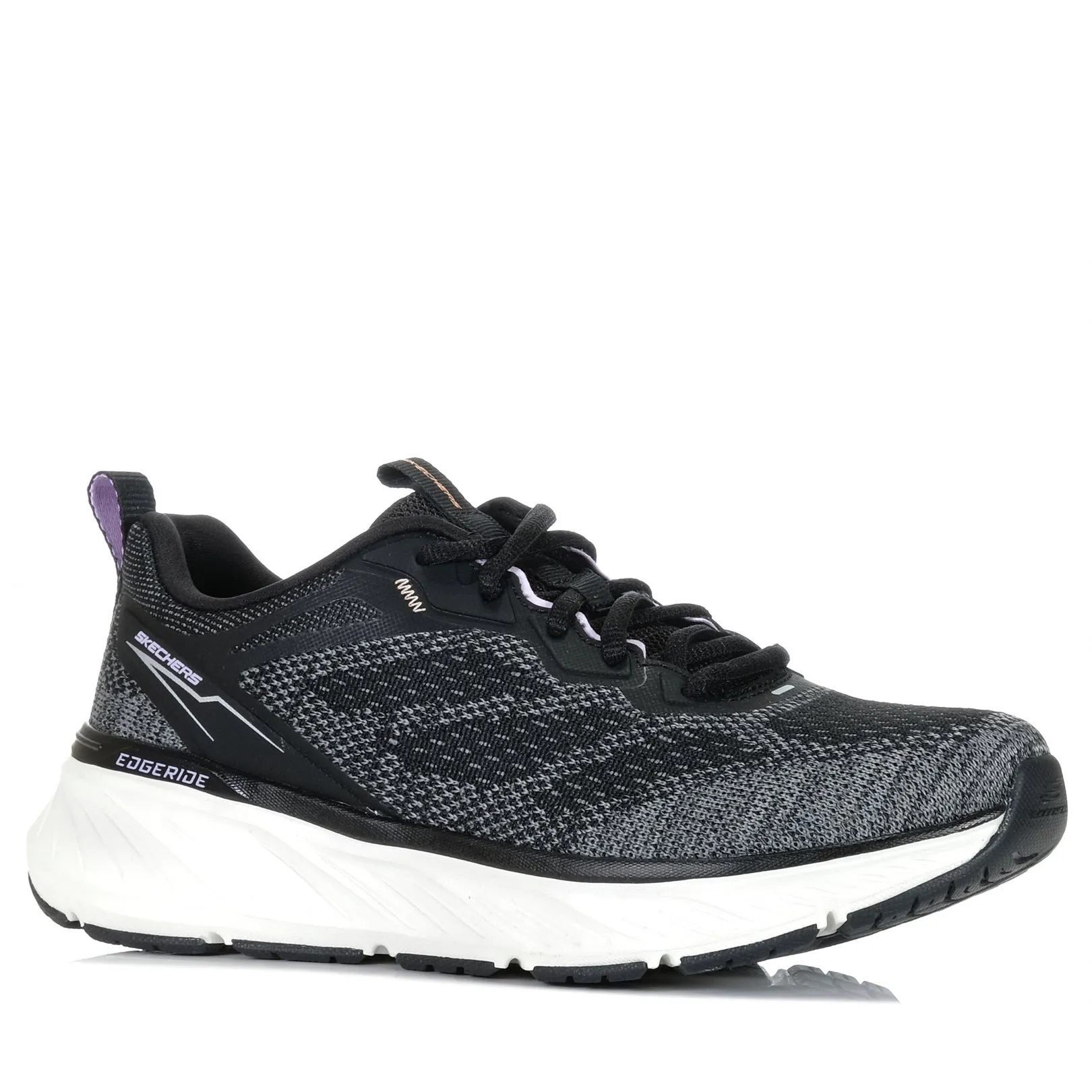 Skechers Relaxed Fit: Edgeride - Power Flow 150471 Schuhe in Schwarz/Lavendel_Skechers