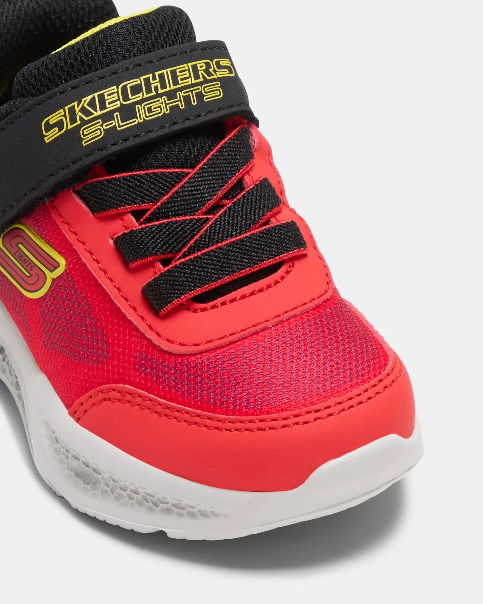Skechers Schuhe Meteor-Lights Krendox Kleinkind Rot/Schwarz