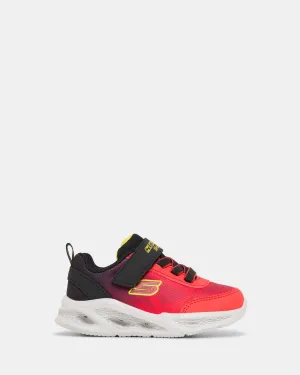 Skechers Schuhe Meteor-Lights Krendox Kleinkind Rot/Schwarz