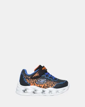 Skechers Schuhe Vortex 2.0 Zorento für Kleinkinder Schwarz/Blau/Orange