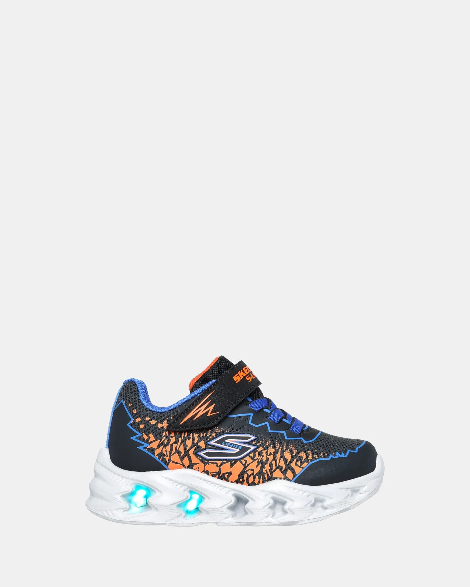 Skechers Schuhe Vortex 2.0 Zorento für Kleinkinder Schwarz/Blau/Orange