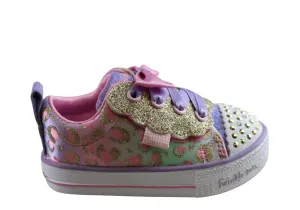 Skechers Kleinkinder Mädchen S Lights Shuffle Lite Sweet Spots Schuhe Skechers Schuhe