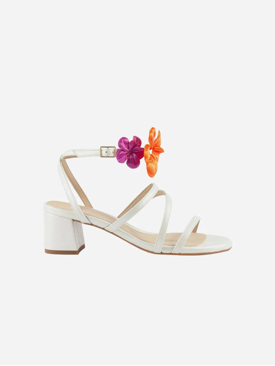 Sofía Vegan-Leder High-Heel Sandalen | Perle