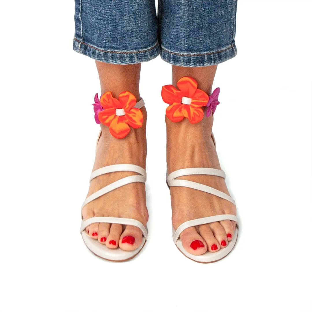 Sofía Vegan-Leder High-Heel Sandalen | Perle