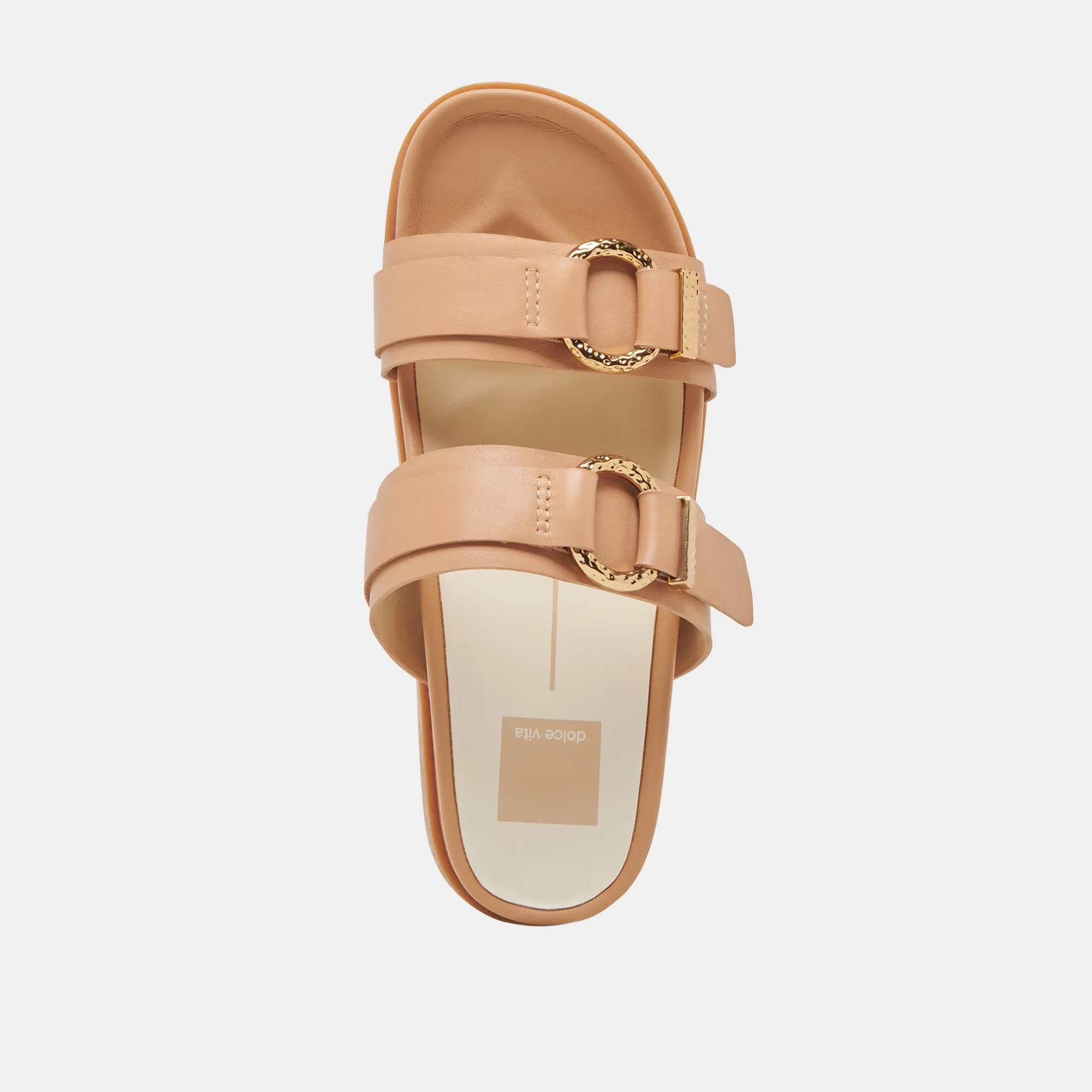 SOYA SANDALEN HELLBRAUN LEDER
