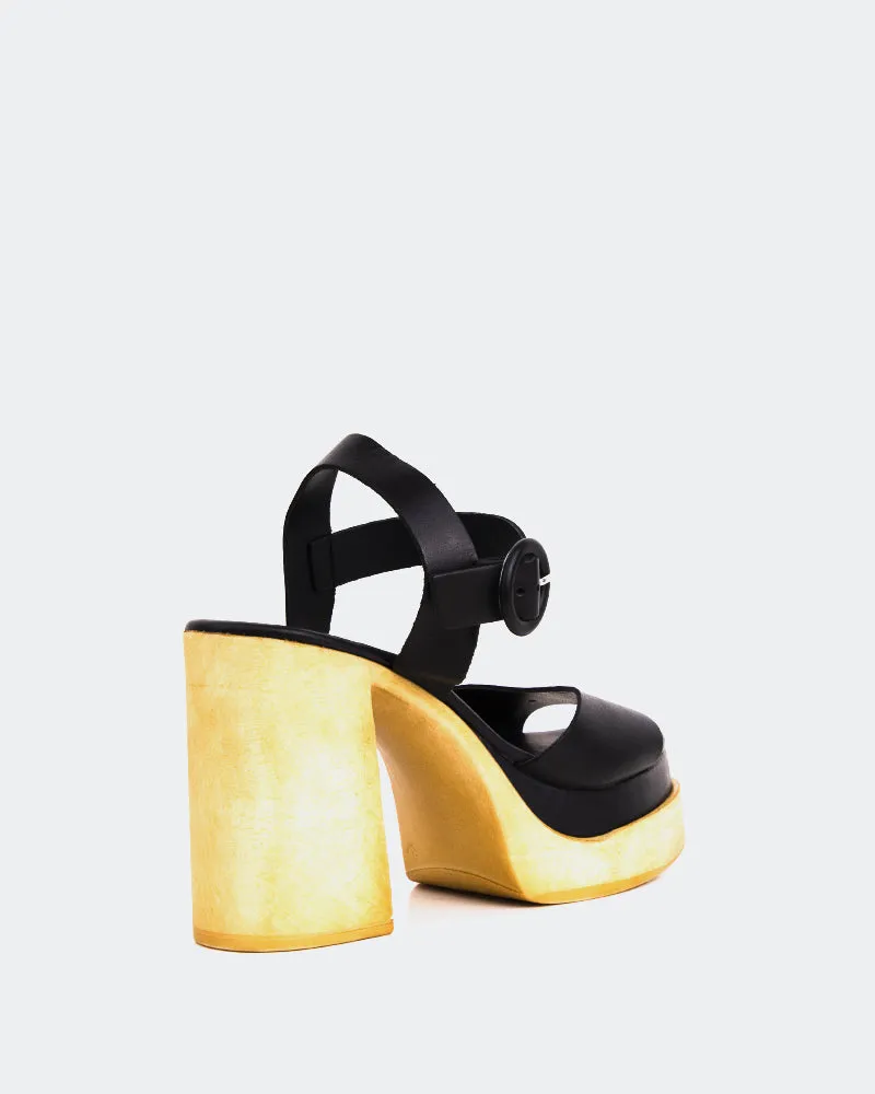 Starburst Schwarzes Leder