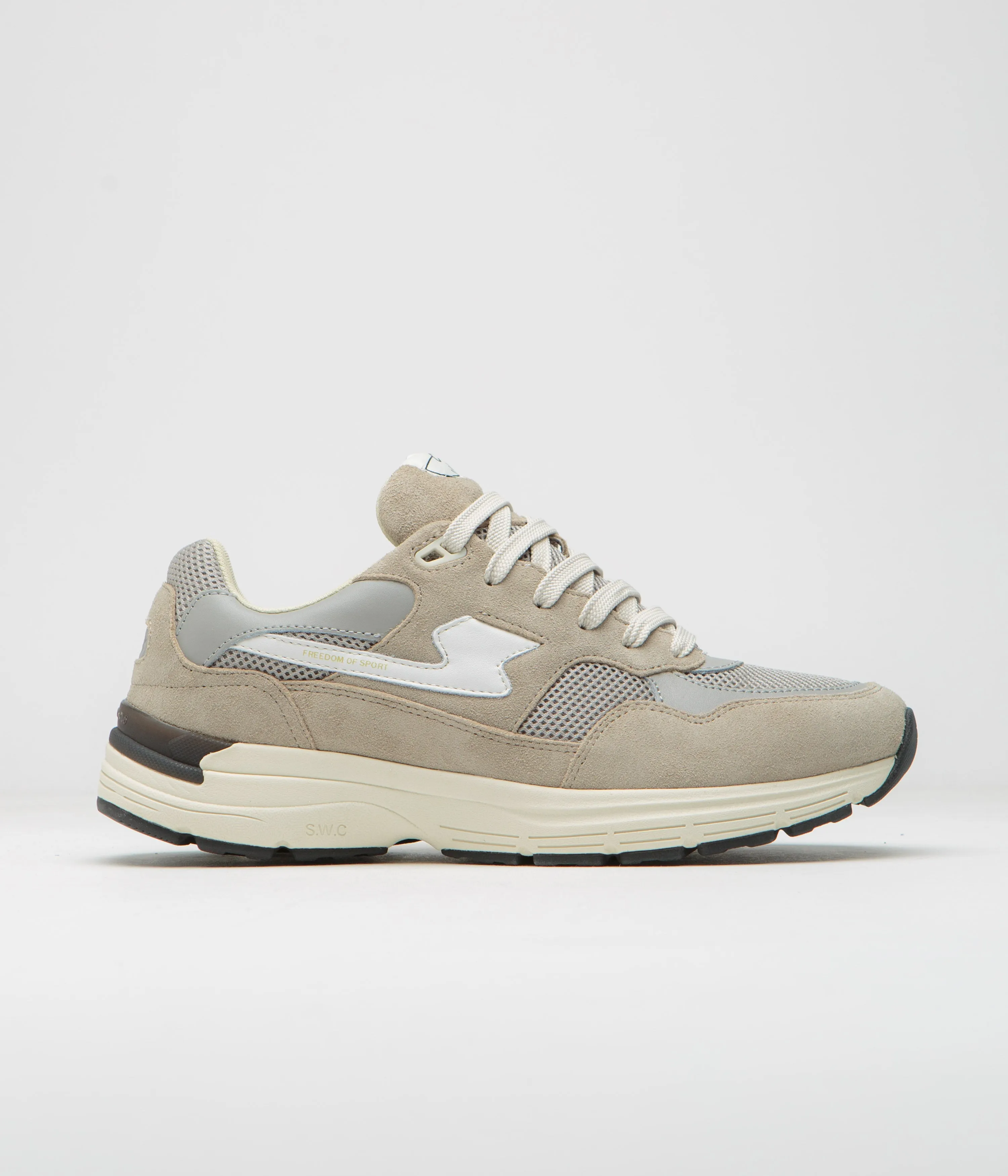 Stepney Workers Club Amiel S-Strike Wildlederschuhe - Hellgrau Stepney Workers Club Schuhe