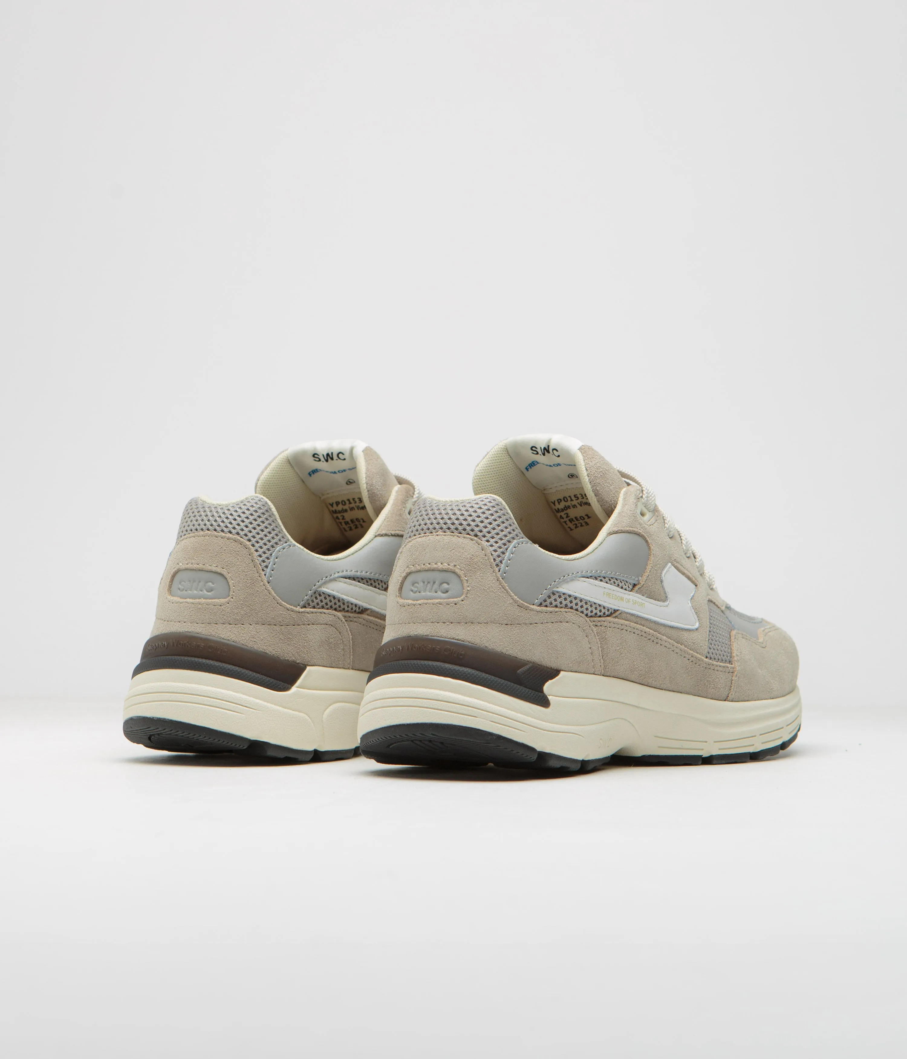 Stepney Workers Club Amiel S-Strike Wildlederschuhe - Hellgrau Stepney Workers Club Schuhe