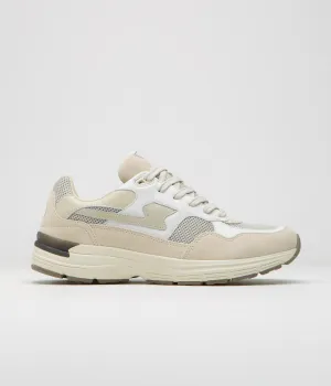 Stepney Workers Club Amiel S-Strike Wildlederschuhe - Weiß Ecru Stepney Workers Club Schuhe