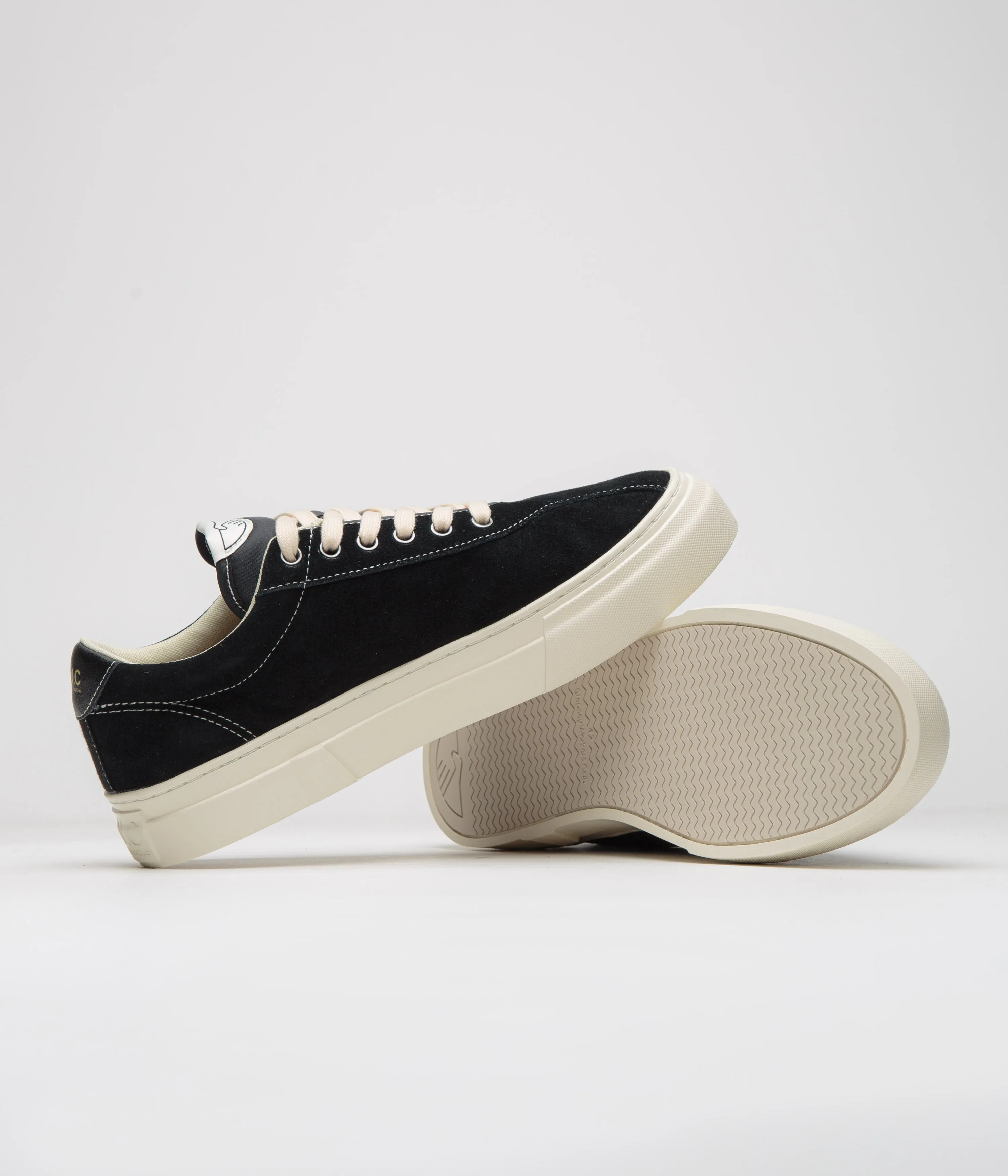 Stepney Workers Club Dellow 02 Cup Schuhe - Schwarz / Weiß Stepney Workers Club Schuhe