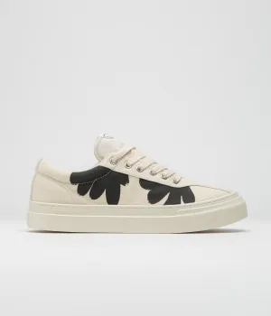Stepney Workers Club Dellow Cupsole Shroom Hands Schuhe - Ecru / Schwarz Stepney Workers Club Schuhe